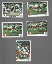 1977 Fleer NFL Team Action Football (1-67)  Pick Your Cards, EXCELLENT