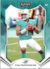 2021 PANINI PLAYOFF #7 TUA TAGOVAILOA MIAMI DOLPHINS FOOTBALL