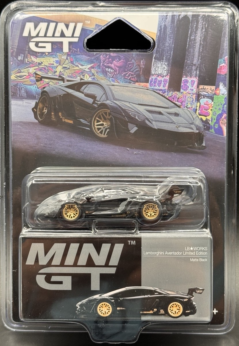 Brand New Release! Mini GT Lamborghini Aventador LB Works Limited