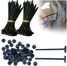 Heavy Duty Nylon Cable Zip Ties Holder Clip Car Wire Fastener 30PCS Black UK