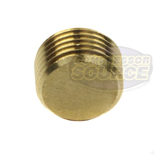 50136 1/2" Brass Male NPT Counter Sunk Head Plug Interal Hex Socket RapidAir - Picture 2 of 6