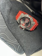 GA 400 4BJF Rotary Switch Model Grey x Red Colour CASIO G SHOCK RARE COLOURWAY