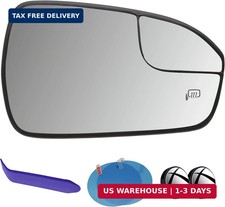 Passenger Side Mirror Glass Compatible with Ford Fusion 2013-2021  Compatible w