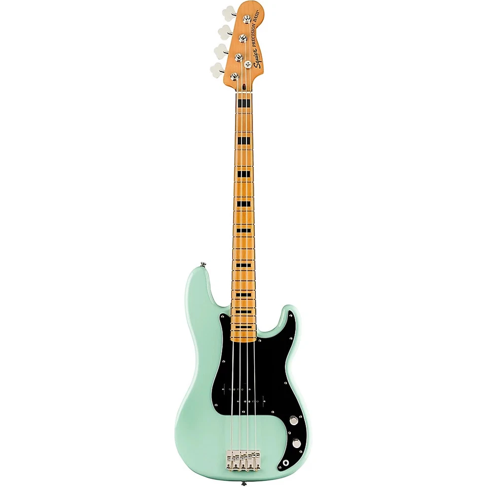 Bajo Squier by Fender Edición Limitada Ambiente Clásico Años 70 Precisión Surf Verde Foto 3 de 4