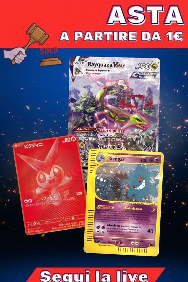 Live Kevinworld Pokemon One Piece Rip n Ship Aste 1€ Gradate Singole Sealed