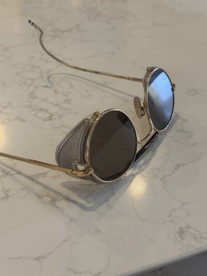 THOM BROWNE TB-001-B-T-48 Sunglasses Gold Titanium - Made in Japan