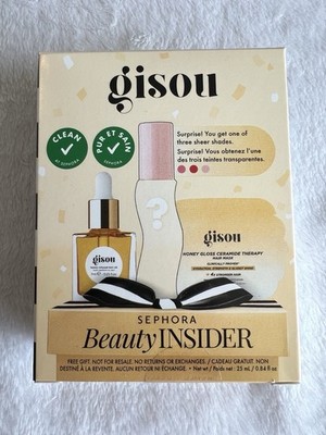 Gisou Honey Hair Oil & Mask Set, and  Lip Oil.  Brand New from Sephora