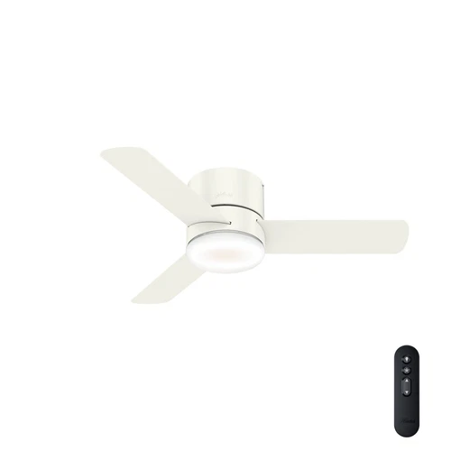 Hunter 44" Minimus Low Profile Ceiling Fan w/ LED Light Remote Control Modern - Picture 1 of 4