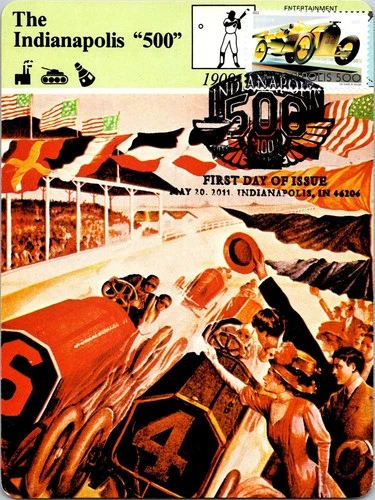 Dr Jim Stamps Maximum Card Indianapolis 500 Car Forever Fdc