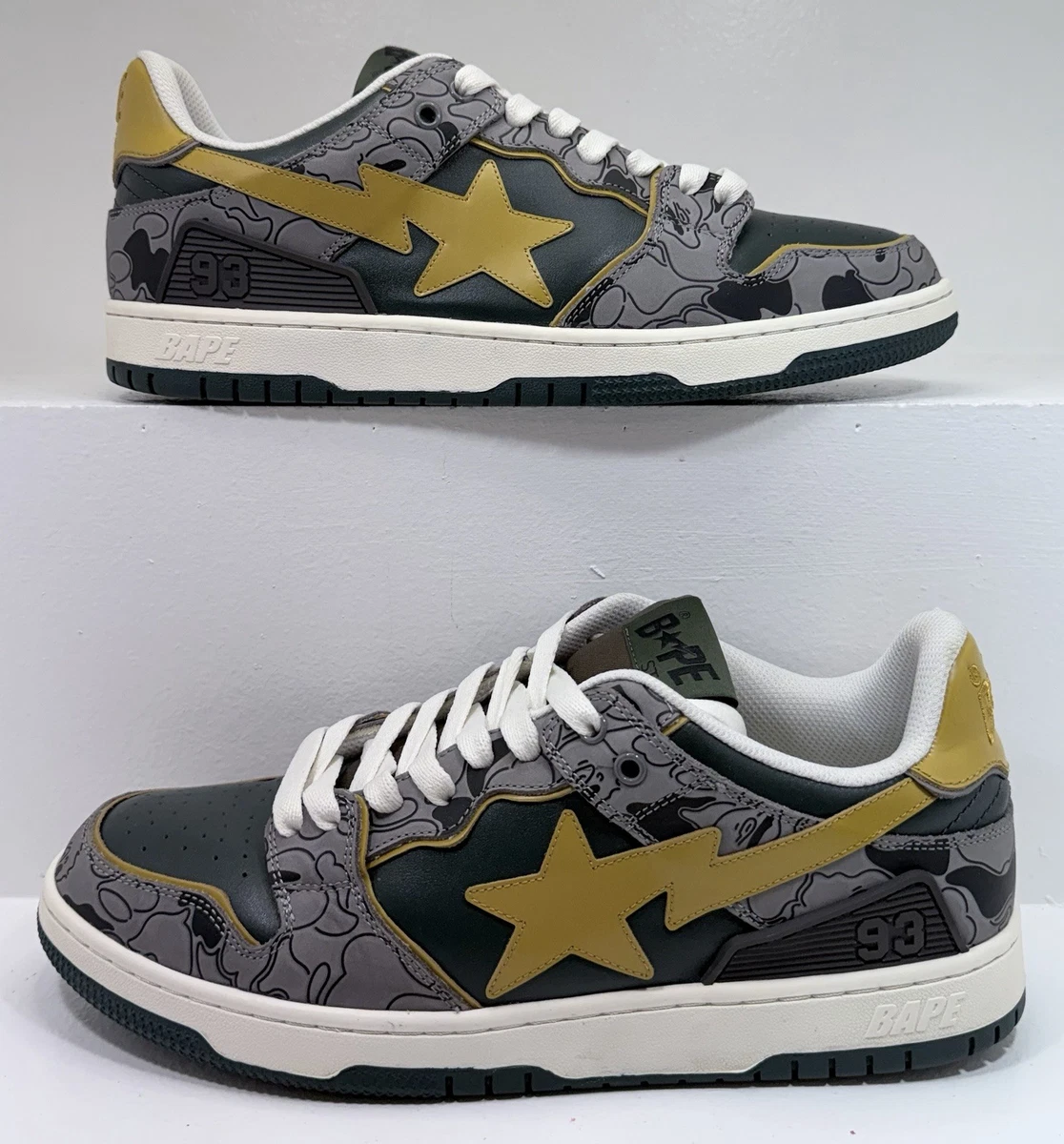 A Bathing Ape BAPE Sk8 Sta Yellow for sale | eBay display picture 2
