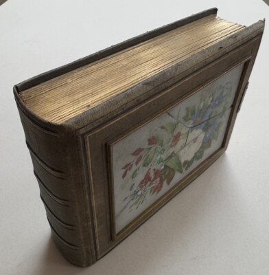 orig. Fotoalbum CDV um 1860 für 100Stk. Fotografie Album Photographie leer Leder