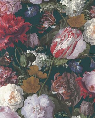 Eijffinger Tapete Masterpiece 358002 große Blumen Blüten Vlies Vliestapete Vinyl