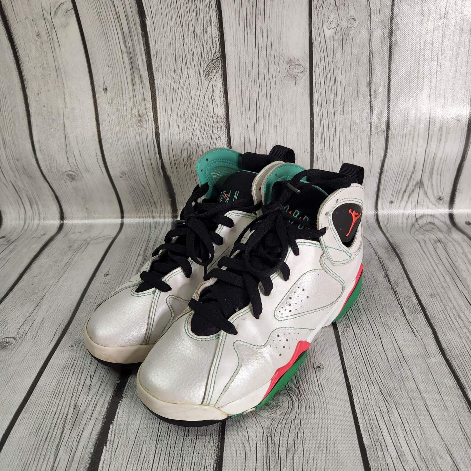 Nike Air Jordan 7 Retro 30th “Verde” 705417-138 Basketball Shoes Youth Size  5.5y | eBay