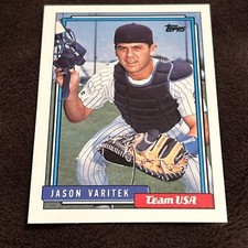 1992 Topps Traded Jason Varitek Rookie Team USA #123T NM-MT