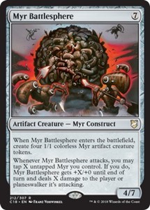 Myr Battlesphere x4 - Commander 2018 - NM-Mint, English - Commander 2018