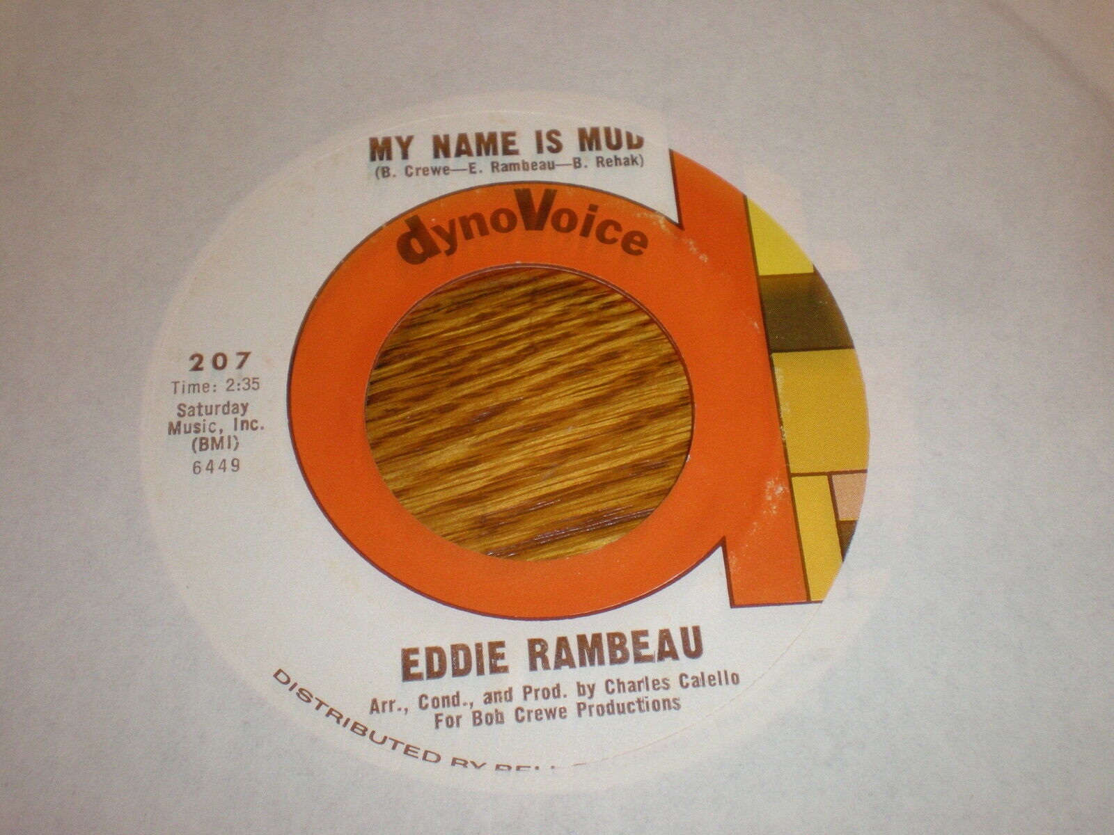 Eddie Rambeau 45 My Name Is Mud DYNO VOICE eBay