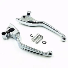 Chrome Clutch Brake Levers for Harley Touring Trike Road King Electra Street Tri