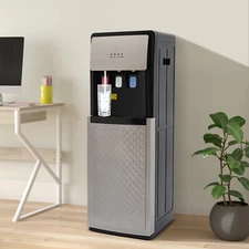 Hot&Cold Standing Water Dispenser Indicator Lights Bottom Loading Home Office