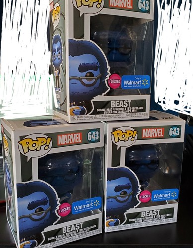 Flocked Beast | Marvel X-Men Funko Pop! (Gemini Collectibles Exclusive) LE 240 pieces · : Shop, Sell, Connect