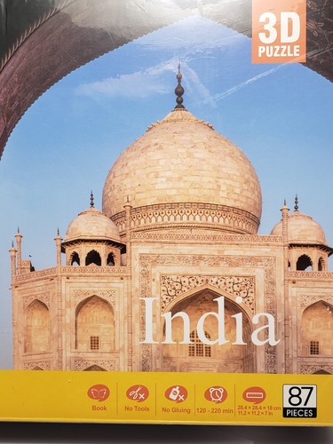 TAJ MAHAL Mahal PUZZLE National Geographic 3D Puzzle Architectural Model Display - Picture 7 of 11