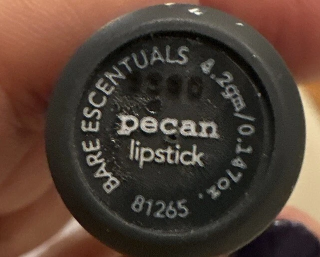 Rare i.d. bareMinerals Bare Escentuals Lipstick PECAN 81265 4.2g NIB HTF - Image 3 of 3