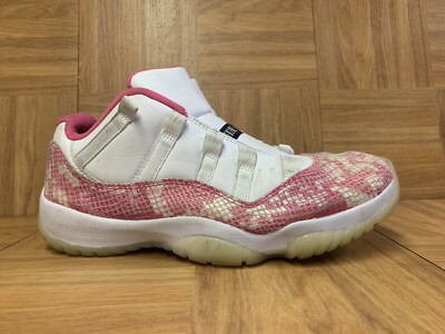 RARE🔥 Nike Air Jordan XI 11 Low Pink Snakeskin AH7860-106 Women's