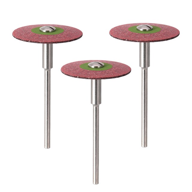 5X Dental Rubber Diamond Polisher Wheel Disc For Porcelain Red Super Coarse 26mm eBay