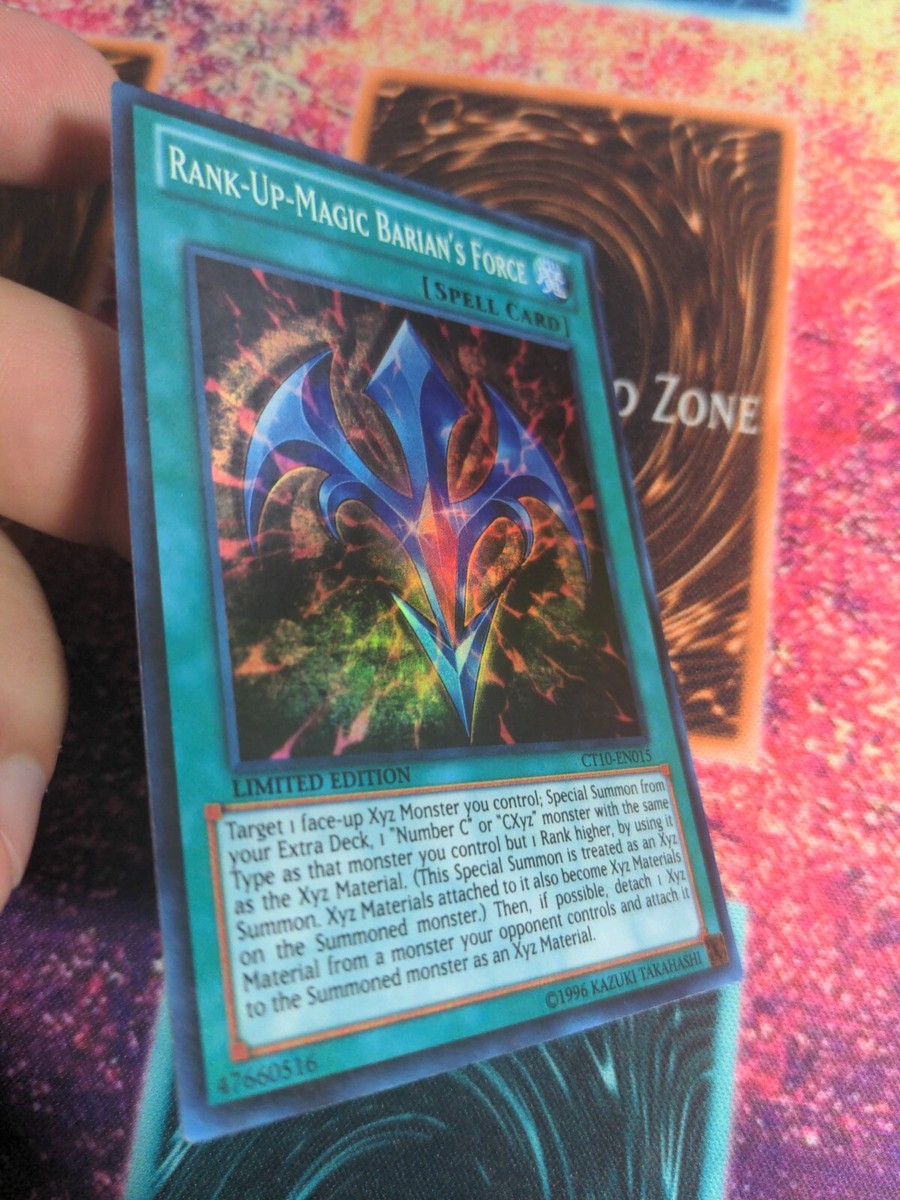 Yu-Gi-Oh! Rank-Up-Magic Barian's Force CT10-EN015 Limited Super Rare NM