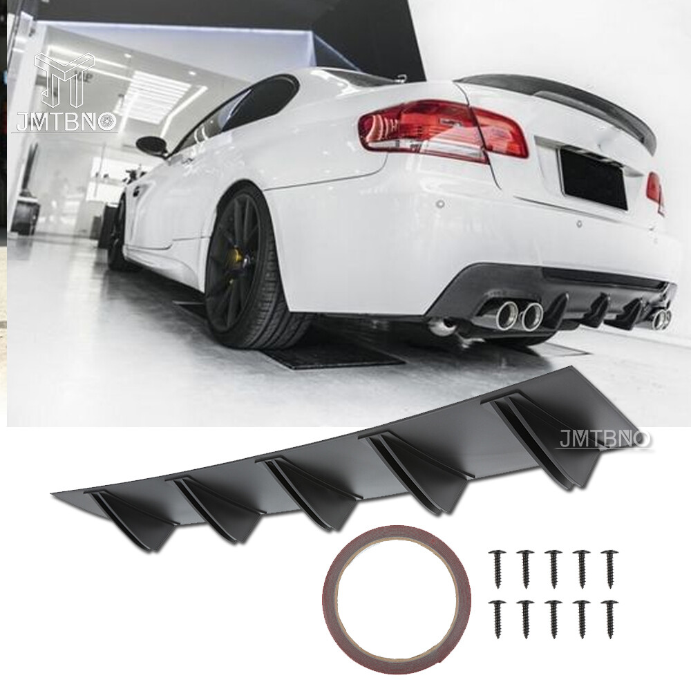 For E46 E60 F30 E90 E93 Car Rear Diffuser Bumper Fin Spoiler Lip ...