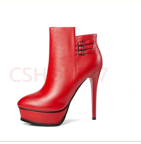 Plataforma de gracia de Mujer de Cuero Delgada Verdadero Tobillo botas Cortas Delgada Cuero Tacones Altos Zapatos Dama f8d7a2 Plataforma de gracia de Mujer de Cuero Delgada Verdadero Tobillo botas Cortas Delgada Cuero Tacones Altos Zapatos Dama f8d7a2