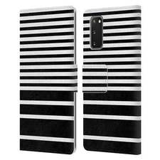 HEAD CASE DESIGNS DYNAMIC STRIPES LEATHER BOOK WALLET CASE FOR SAMSUNG PHONES 2
