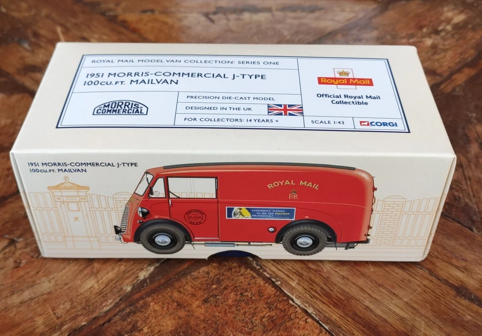 Corgi Morris Commercial  J-Type  100cu.ft Mailvan 1951 Ltd Edition New Boxed - Image 3 of 4