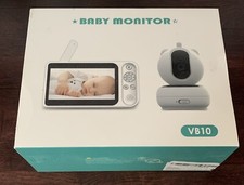 Video Baby Monitor with Camera, Audio, 2-Way Talk, Night Vision Zoom VIZOLINK 5