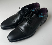 MENS LOTUS BIRKDALE BLACK LEATHER MEMORY FOAM OFFICE SCHOOL WEDDING SHOES SIZE 8