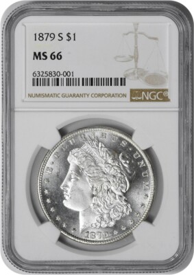 1879 Morgan Dollar 大型銀貨 NGC認証 File:1879S Morgan Dollar