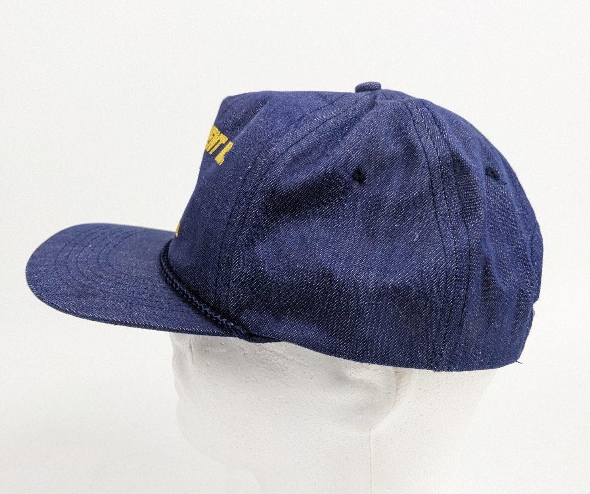 Vintage John Deere Durand Implement Inc. Wisconsin Denim Snapback Hat