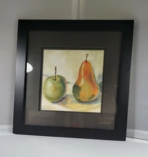 Original Acrylic painting* frame 14" x 14", Fruits