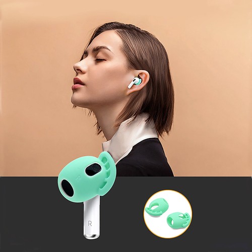 For AirPods 3 Headset Silicone Ear Hook Cap Ear Tips Earphone Anti-Slip Cover LC - Picture 8 of 23