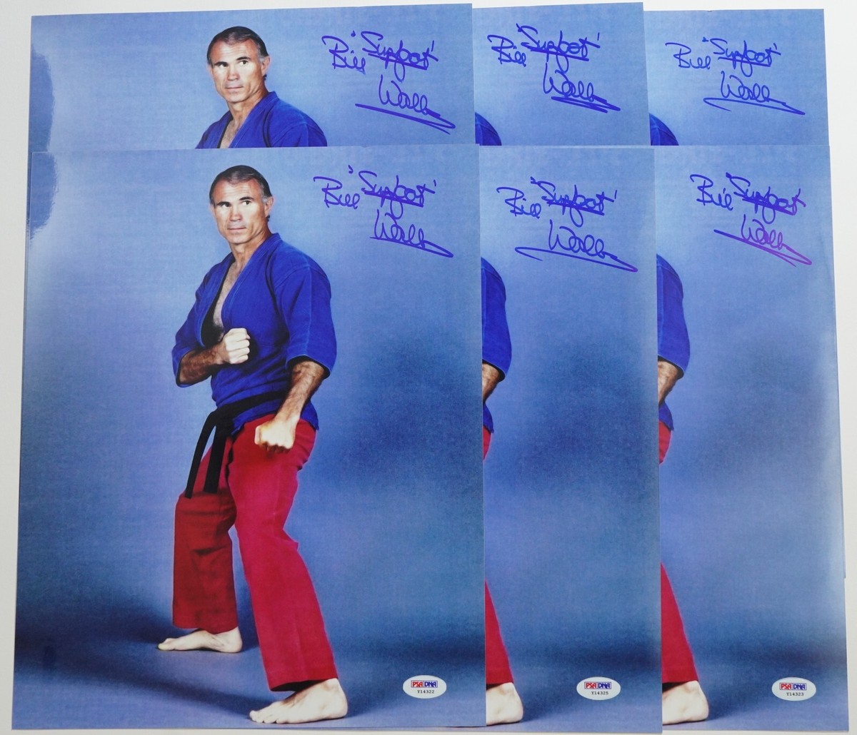 Bill Wallace Signed UFC 1 11x14 Photo PSA/DNA COA Picture