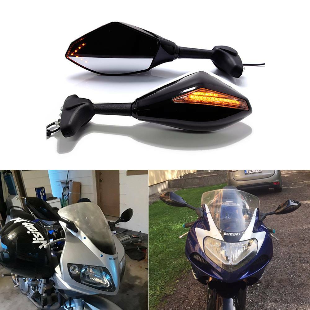 Motorcycle Led Turn Signal Mirrors For Suzuki GS500F Motorcycle Led Turn Signal Mirrors For Suzuki GS500F