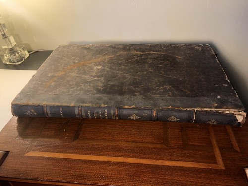 Cazenave Dermatology Book Lecons Sur Les Maladies De La Peau 1856 Elephant Folio - Picture 2 of 12