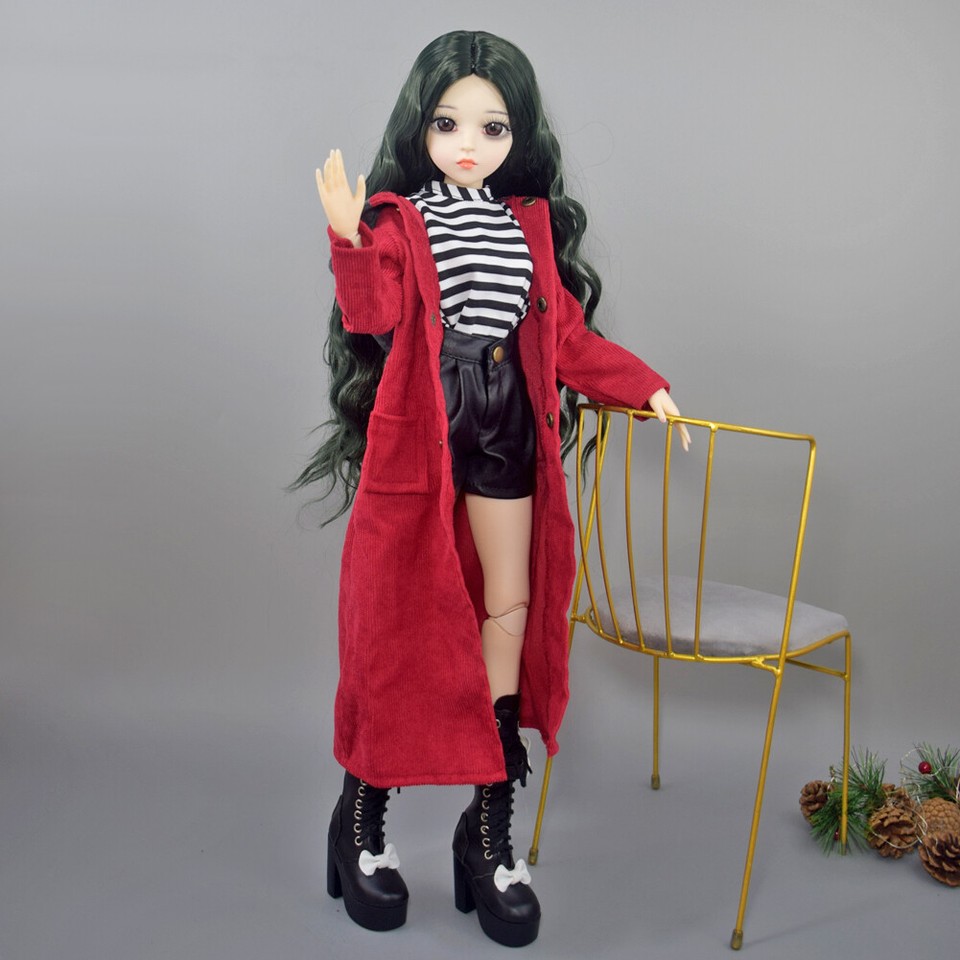 Yutotue 24 inch Height Girl Doll Toy 18 joints Body w/ Removable ...