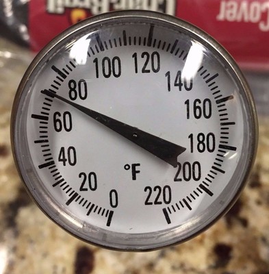 Char-Broil Charbroil Large Dial Grill Temperature Gauge 2297597 free shipping