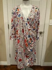 Johnny Was Multi Color Floral Deleal Dress, NWT! $248, Size XL