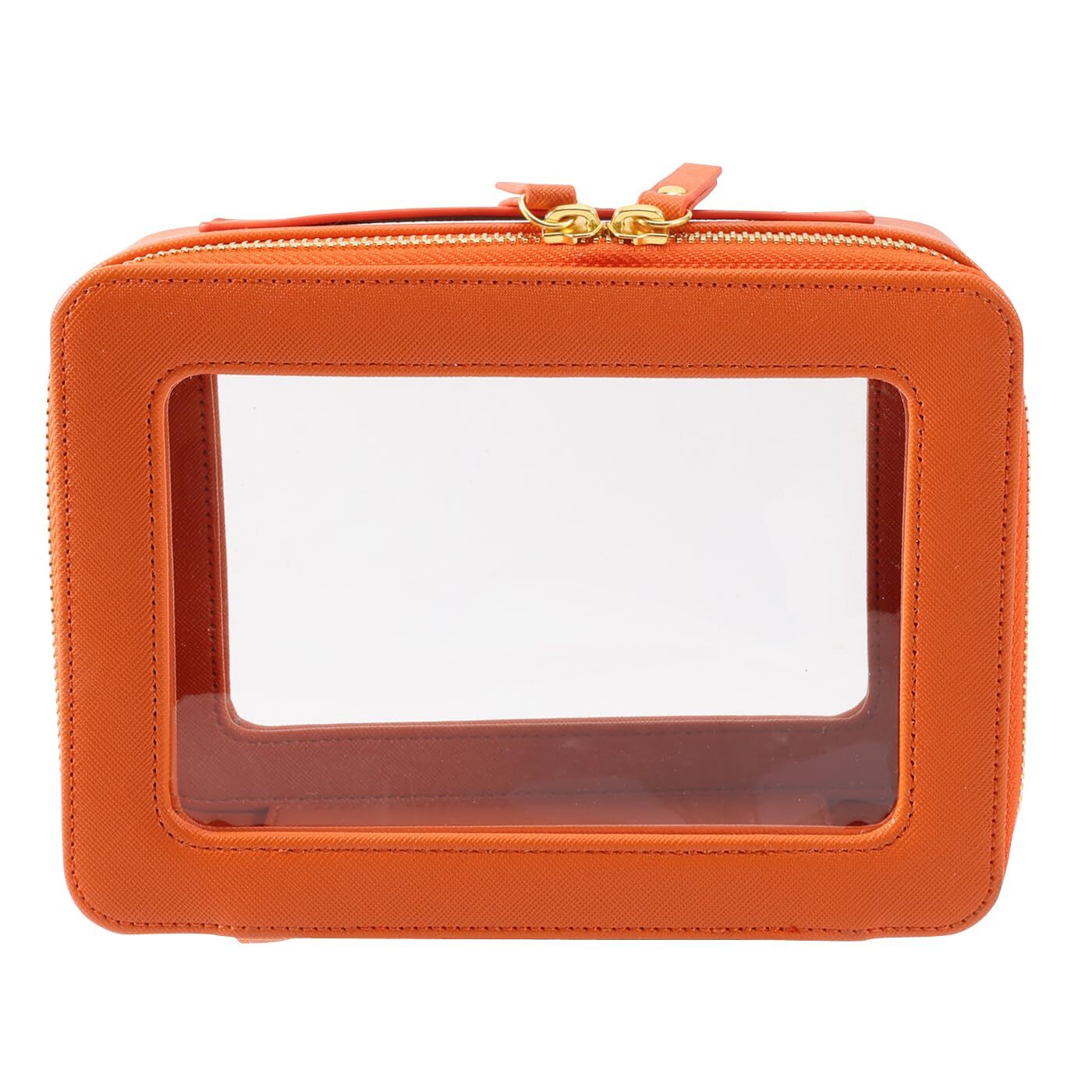 Waterproof toiletry bag with handle and large opening for travel essentials-image