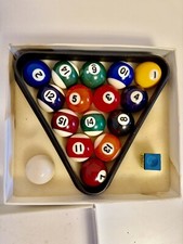 BCE Table sports Spots and Stripes Pool Ball Set of 16 & Black Scorer cute set.