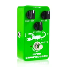 JOYO Dynamic Compressor Pedal Low Noise for Electric Guitar Bass True Bypass