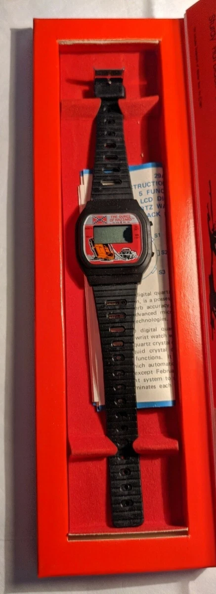 Dukes of hazzard online lcd quartz watch