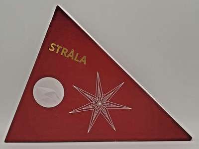 Ikea STRALA Star Pendant Lamp Table lamp Shade White Dot Pattern 28'' NEW