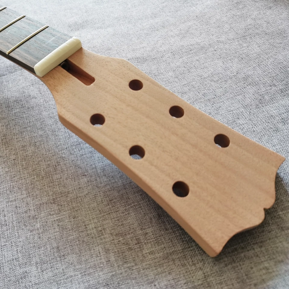 Hágalo usted mismo Kit de Guitarra Eléctrica SG Estándar Personalizado Juego de 2 piezas Cuerpo de Caoba Hueso de Cuello Foto 4 de 4